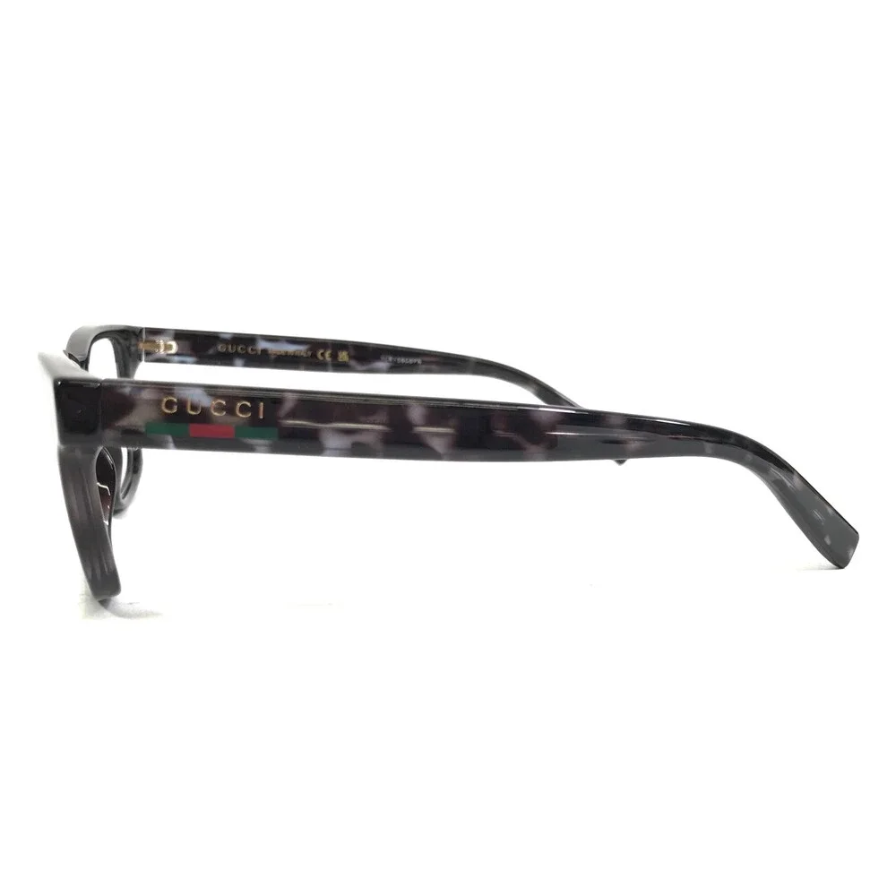 Gucci Eyeglasses Frames GG1987O 003 Black Tortoise Rectangle Full Rim 54-17-145